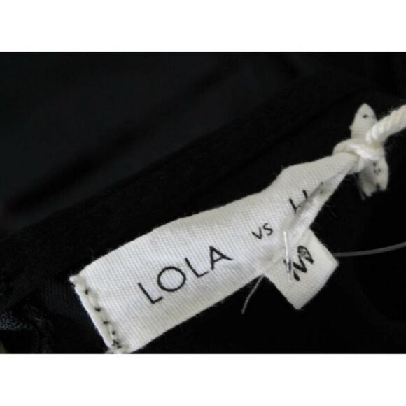 Lola Vs Harper Black & White Long Sleeve Dress Medium NWT - Picture 4 of 6